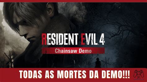 BRUTAL TODAS AS CENAS DE MORTE DO LEON EM RESIDENT EVIL 4 REMAKE