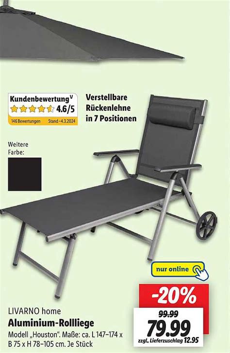 Livarno Home Aluminium Rolliege Angebot Bei Lidl 1Prospekte De