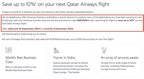 Qatar Airways Offers American Express Cardholders Up To 10 Discount For Flights Ex Asia Through