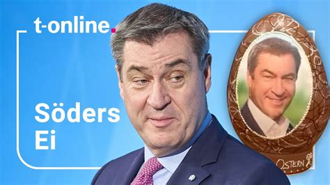 Markus Söder sorgt mit besonderem Osterei für Lacher YouTube