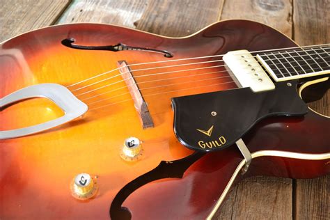 1961 Guild T 100 Slim Jim Sunburst Guitars Electric Solid Body Mahar S Vintage Guitars