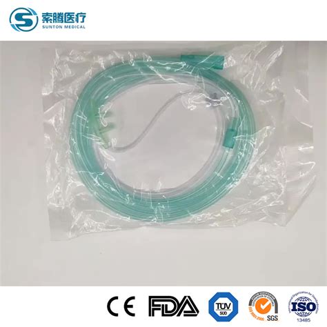 Sunton Harga Nasal Cannula China Intranasal Oxygen Suppliers Pvc Material Class I Blue Oxymizer