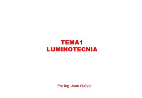 Luminotecnia 2018 Arquitectura Ppt