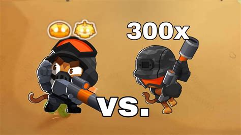 Btd6 God Boosted Elite Defender Vs 300 Full Auto Rifles Youtube