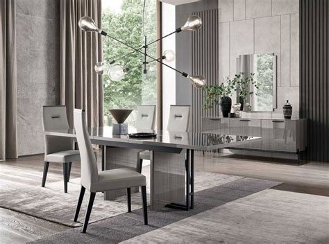 Novecento Lacquered Italian Dining Set By Alf Group Mig Furniture