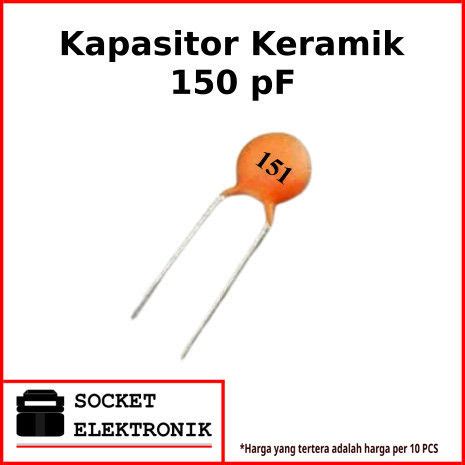 Kapasitor Keramik Ceramic Capacitor 150pF Lazada Indonesia