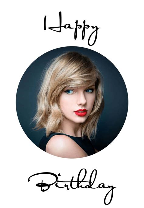 Taylor Swift Printable Birthday Cards — PRINTBIRTHDAY.CARDS