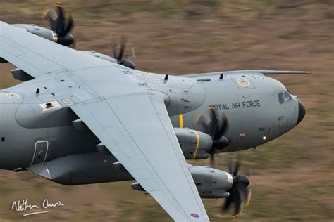 Raf A400m Atlas Zm409 Low Level In Northern England Cargo Aircraft