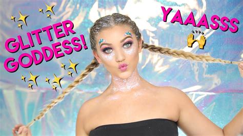 Festival Glitter Makeup Tutorial Tarte Tutorials Youtube