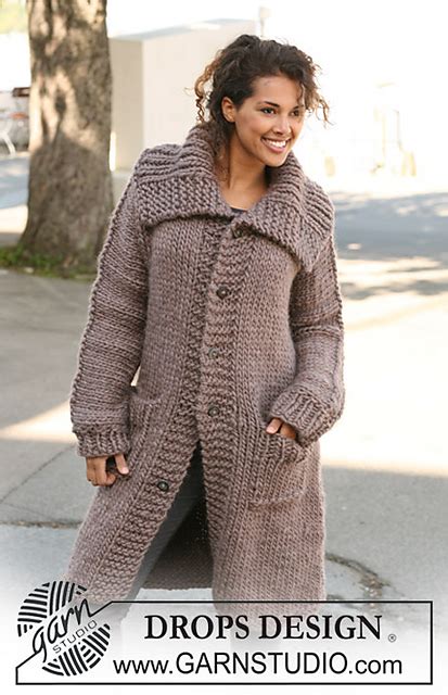 Ravelry 125 31 Knitted Jacket Pattern By Drops Design