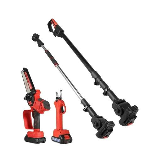 Electric High Branch Saw Lawn Mower Extended Telescopic Rod High