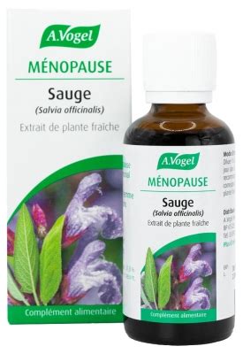 A Vogel Ménopause Sauge Extrait de Plante Fraîche 50 ml