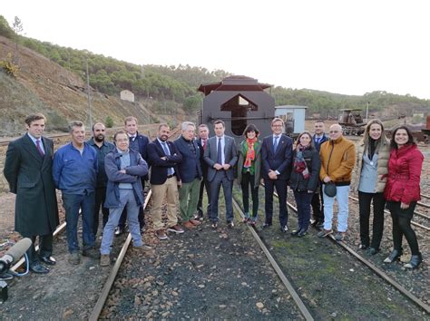 El Presidente de la Junta de Andalucía visita el Parque Minero de