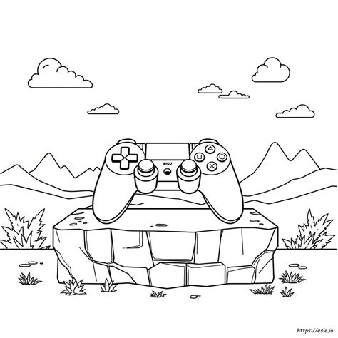 gaming coloring pages
