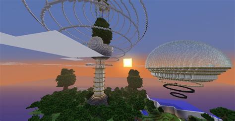 Sky base COMPLETE!!! Minecraft Map