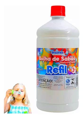 Refil Liquido Para Maquina De Fazer Bolhas De Sabão 1 Litro MercadoLivre