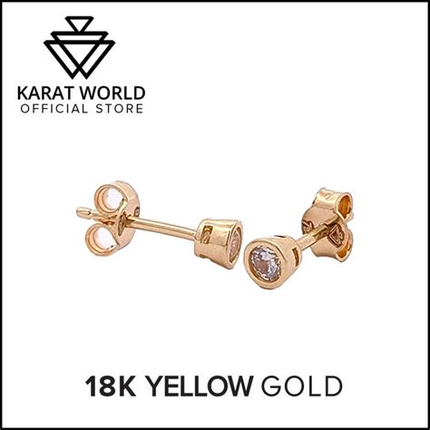 Karat World K Hqz Saudi Gold Earring Ge Lazada Ph