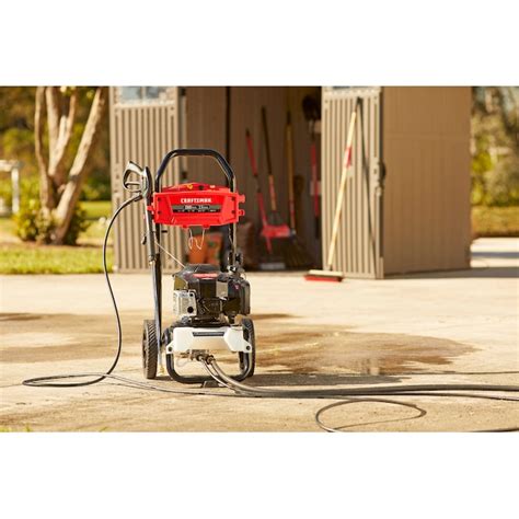 Craftsman 2800 Psi 23 Gpms Cold Water Gas Pressure Washer With 4 Spray Tips Cmxgwas020733 At