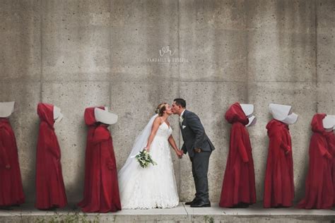 A Handmaids Tale Themed Wedding Photo Sparked Outrage Online The