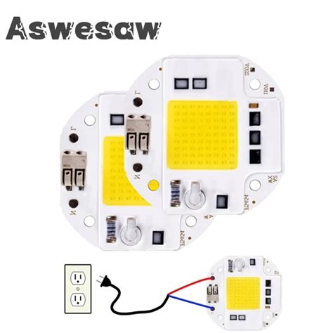 Chip Led Cob De Alta Potencia W W W V V Diodo Sin