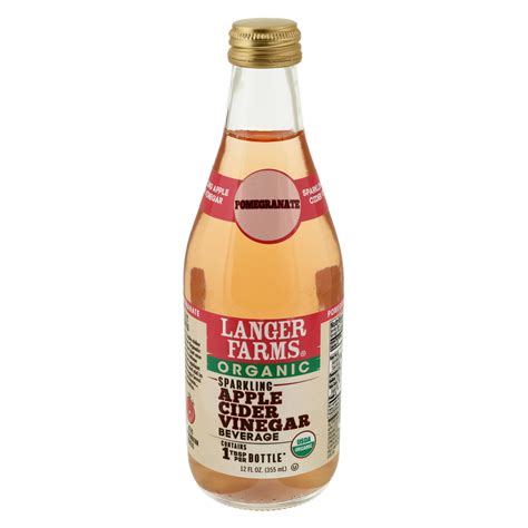 Langers Organic Pomegranate Apple Cider Vinegar Shop Juice At H E B