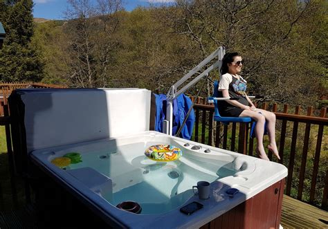 Accessible Lodge With Hot Tub Hoist In Scotland Forest Holiday Cabins