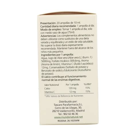 Gastroplus 20 Ampollas Limón De Mundonatural Naturitas