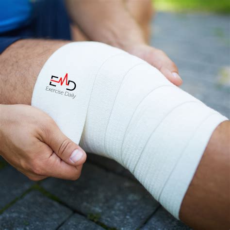 How To Wrap A Knee With Ace Bandage