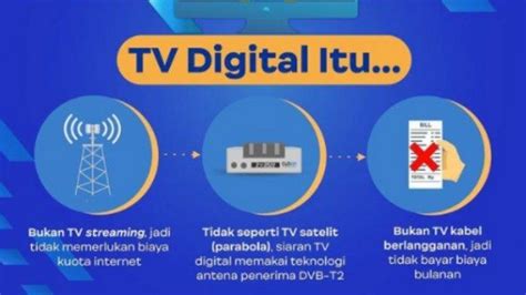 Tv Digital Bukan Tv Kabel Berlangganan Ini Cara Mendapatkan Siaran Tv