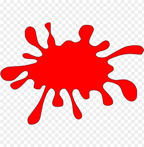 Blood Splatter Clipart - Red Clipart PNG Transparent With Clear ...