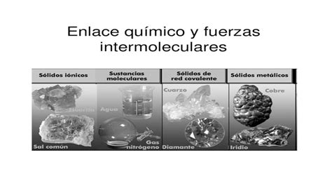 Tema 3 Enlace Quimico Y Fuerzas Intermoleculares Bn Pdf Document