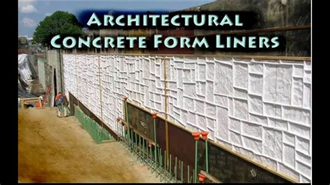 Greenstreak Architectural Concrete Form Liner Slideshow Wmv Youtube