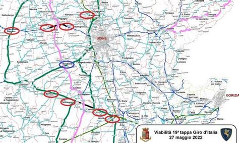 Giro Ecco La Mappa Della Chiusura Delle Strade La Vita Cattolica