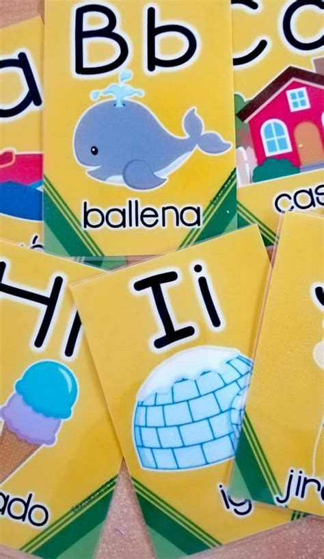 Abecedario Crayola Tarjetas Imprimibles Gratis Carteles A Para Crear