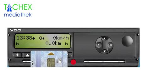 Einstellungen Digitaler Tachograph Zu Schichtbeginn Bei VDO 1 4 2 X