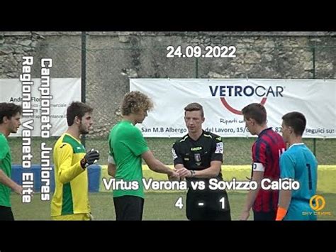 CAMPIONATO REGIONALE JUNIORES U19 ELITE VENETO VIRTUS VERONA Vs