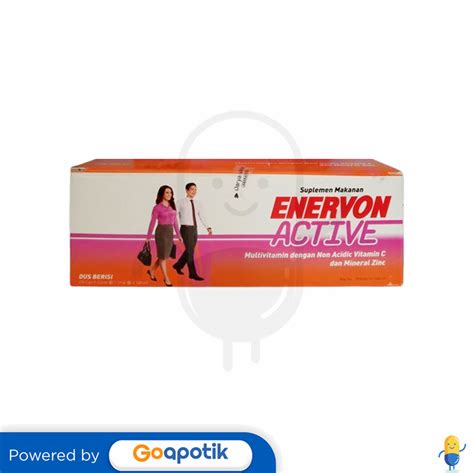 Enervon Active Box Tablet Kegunaan Efek Samping Dosis Dan