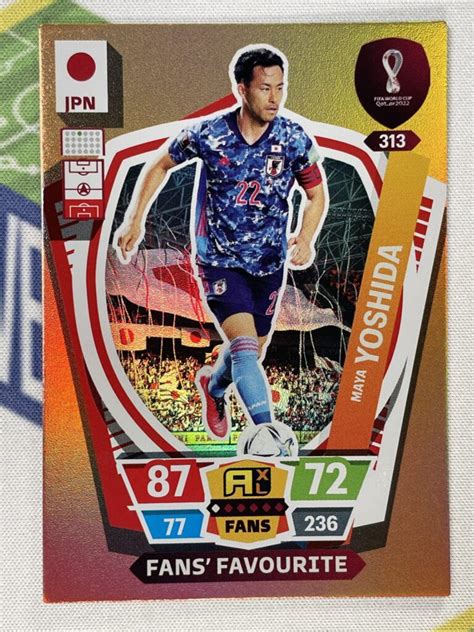 313 Maya Yoshida Japan Fans Favourites Panini World Cup 2022 Adrenalyn