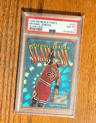 Skybox Z Force Michael Jordan Sc Slam Cam Psa Popular S