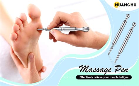 Stainless Steel Acupressure Bar Massage Pen Manual Acupressure Pen Deep Tissue