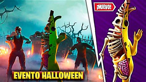 Skin De Banano Esqueleto Y Nuevos Modos Del Evento Halloween En