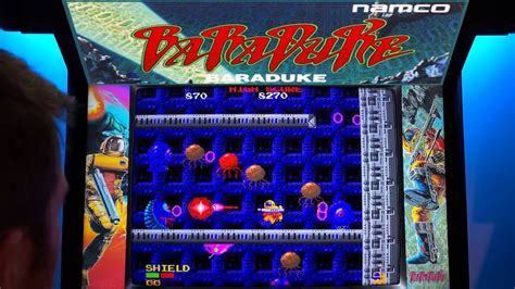 Baraduke Arcade Cabinet MAME Gameplay W Hypermarquee YouTube