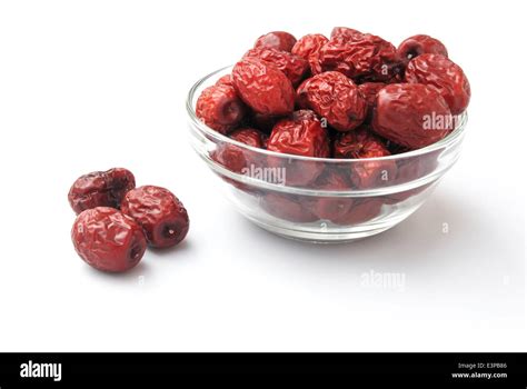 Dried Jujube In Glass Bowl Hi Res Stock Photography And Images Alamy