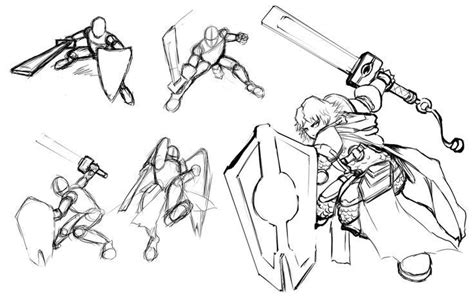 Sword And Shield Poses