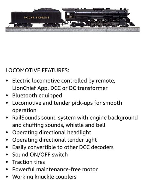 Lionel Polar Express LionChief 2 8 4 Train Set With Bluetooth HO
