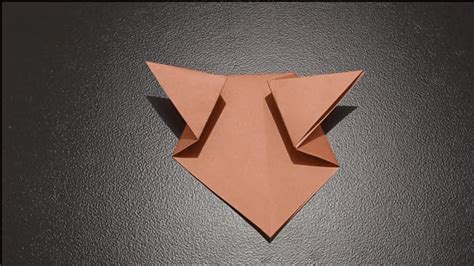 How To Make An Origami Bear Face Origami Bear Head Instructions