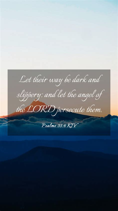 Psalms 356 Kjv Mobile Phone Wallpaper Let Their Way Be Dark And