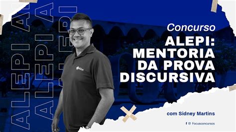 Concurso ALEPI Mentoria Da Prova Discursiva Focus Concursos YouTube