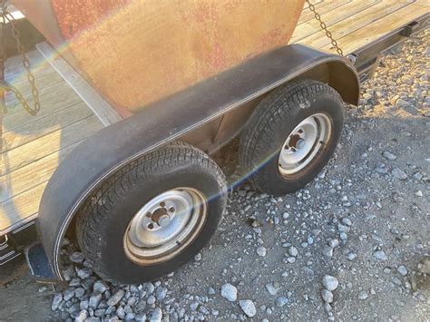 Buck Dandy T A Utility Trailer W Fuel Tank Pump Bigiron Auctions