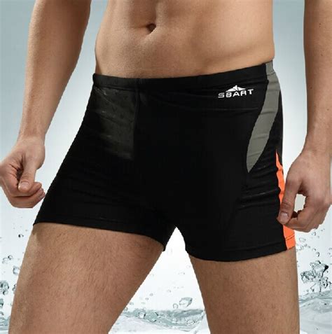 Men S Swimming Trunks Professional Swimwear Swim Shorts Shark Skin